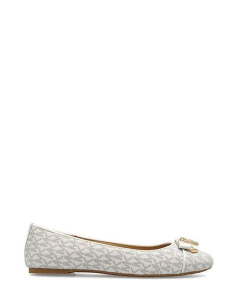 michael michael kors ballerina alice aus leder|Alice Logo Ballet Flat .